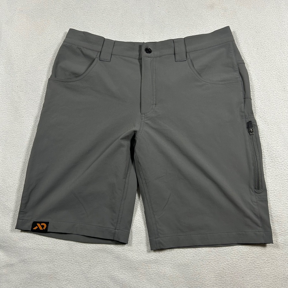 First Lite Corrugate Shorts Mens Medium Gray Hiking Tactical Cargo 9 Inseam